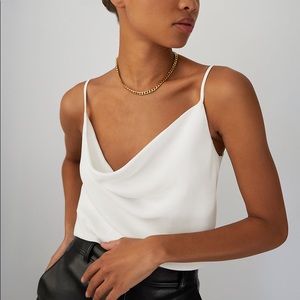 babaton cowlneck cami